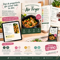 RECETAS SALADAS RÁPIDAS PARA AIR FRYER + BONUS DULCE